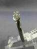 ESTATE 1CT DIAMOND 18KT WHITE GOLD 5 STONE BEZEL WEDDING ANNIVERSARY RING #4453