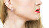 LARGE 3.31CT WHITE & PINK DIAMOND 18KT WHITE & ROSE GOLD HEART HANGING EARRINGS