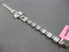 EXTRA LARGE 6.48CT DIAMOND 18KT WHITE GOLD ROUND BAGUETTE & MARQUISE 3D BRACELET