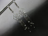 LARGE .75CT DIAMOND & AAA SOUTH SEA PEARL 18KT WHITE GOLD 3D CHANDELIER EARRINGS