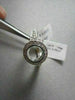 ESTATE .50CT DIAMOND 14KT WHITE GOLD FILIGREE BEZEL ENGAGEMENT RING G/VS
