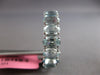 7.79CT AAA AQUAMARINE 14KT WHITE GOLD 3D CLASSIC OVAL ETERNITY ANNIVERSARY RING