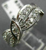 ANTIQUE 1.10CT OLD MINE DIAMOND PLATINUM ETERNITY WEDDING ANNIVERSARY RING #9425