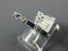.74CT DIAMOND & AAA SAPPHIRE 18K WHITE GOLD 3D PRINCESS & ROUND ANNIVERSARY RING