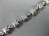 3.20CT DIAMOND 14KT WHITE GOLD 3D FLOWER BUTTERFLY CLASSIC TENNIS BRACELET #1473