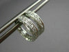 ESTATE SMALL .30CT DIAMOND 18K WHITE GOLD CLASSIC FILIGREE HUGGIE EARRINGS 25560