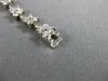 3.20CT DIAMOND 14KT WHITE GOLD 3D FLOWER BUTTERFLY CLASSIC TENNIS BRACELET #1473