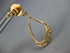 ESTATE 1.09CT DIAMOND 18KT ROSE GOLD 3D OPEN TEAR DROP PAVE HANGING EARRINGS