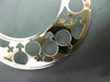 ESTATE LARGE .60CT DIAMOND 14KT WHITE & ROSE GOLD 3D GENDER SYMBOL HOOP EARRINGS