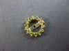 ESTATE .50CT FANCY YELLOW DIAMOND 14KT YELLOW GOLD CLASSIC ROUND JACKET EARRINGS