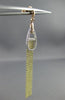 ESTATE LARGE .39CT DIAMOND 14K TRI COLOR GOLD CHANDELIER HANGING HUGGIE EARRINGS