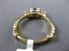 ANTIQUE .70CT OLD MINE DIAMOND 14KT TWO TONE GOLD 3 STONE ENGAGEMENT RING #21619