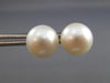 ESTATE 14KT AAA SOUTH SEA PEARL 14KT YELLOW GOLD PUSH BACK STUD EARRINGS #21899