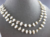 ANTIQUE EXTRA LONG AAA BAROQUE PEARL 14KT YELLOW GOLD 3D CLASSIC LOVE NECKLACE