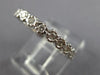 ESTATE .40CT DIAMOND 14KT WHITE GOLD 3D ETERNITY ANNIVERSARY WEDDING RING #26487