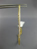 ESTATE .38CT DIAMOND 18K YELLOW GOLD CLASSIC BAR FLEXIBLE LOVE BANGLE BRACELET