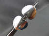 ESTATE LARGE 18KT WHITE GOLD MARINA B HEART LOVE KNOT CLIP ON EARRINGS BEAUTIFUL