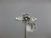 ANTIQUE GIA CERTIFIED .94CT DIAMOND PLATINUM 3D FISHTAIL ENGAGEMENT RING #23268