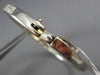 ESTATE 2.50CT PRINCESS CUT DIAMOND 14KT WHITE GOLD 2 ROW CLASSIC BANGLE BRACELET