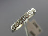 ESTATE .28CT DIAMOND 18KT WHITE GOLD SEMI BEZEL 7 STONE ANNIVERSARY RING #4434