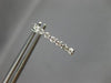 ESTATE .50CT DIAMOND 14KT WHITE GOLD 3D CLASSIC OVAL INSIDE OUT HOOP EARRINGS