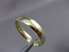 ESTATE 14KT YELLOW GOLD SHINY CLASSIC COMFORT FIT WEDDING BAND RING 4.5mm #23404