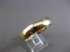 ESTATE LARGE WIDE 14KT YELLOW GOLD SOLID CLASSIC WEDDING ANNIVERSARY RING #1538