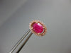 ESTATE 1.0CT DIAMOND & RUBY 14KT ROSE GOLD 3D CLASSIC OVAL FLOWER STUD EARRINGS