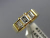 ANTIQUE .76CT ASSCHER DIAMOND 14KT YELLOW GOLD PAST PRESENT FUTURE RING #22009