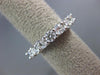 ESTATE 1.40CT DIAMOND 14K WHITE GOLD 7 STONE SHARE PRONG ANNIVERSARY RING #18618