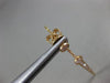 ESTATE LONG .36CT ROUND CUT DIAMOND 18KT ROSE GOLD 3D ANCHOR HANGING EARRINGS