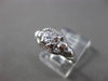 ANTIQUE .30CT DIAMOND 18KT WHITE GOLD SOLITAIRE FILIGREE ENGAGEMENT RING #21512