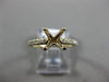 ESTATE .20CT DIAMOND 14KT YELLOW GOLD CLASSIC 4 PRONG SEMI MOUNT ENGAGEMENT RING