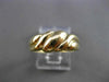 ESTATE 14KT YELLOW GOLD 3D CLASSIC MULTI WAVE FUN RING BEAUTIFUL 7mm #24509