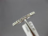ESTATE .37CT DIAMOND 14KT WHITE GOLD SHARED PRONG SEMI ETERNITY ANNIVERSARY RING