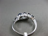 ESTATE 1.27CT DIAMOND & SAPPHIRE 14KT WHITE GOLD MULTI SHAPE INFINITY LOVE RING