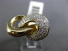 ESTATE .55CT DIAMOND 14K YELLOW GOLD CLASSIC INFINITY WEDDING ANNIVERSARY RING