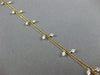 ESTATE .50CT DIAMOND 14KT YELLOW GOLD CLASSIC BY THE YARD FLOATING LOVE NECKLACE