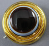 ESTATE EXTRA LARGE 14KT YELLOW GOLD EVIL EYE BARON ROTHSCHILD BROOCH PIN #26363