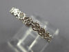 ESTATE .40CT DIAMOND 14KT WHITE GOLD 3D ETERNITY ANNIVERSARY WEDDING RING #26487