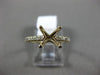 ESTATE .23CT DIAMOND 14KT YELLOW GOLD 3D FOUR PRONG SEMI MOUNT ENGAGEMENT RING