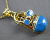 ANTIQUE 14KT YELLOW GOLD HANDCRAFTED FILIGREE BABY SHOE PENDANT & CHAIN #23506