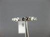 ESTATE .54CT ROUND CUT DIAMOND 14KT WHITE GOLD CHANNEL ANNIVERSARY RING #15438