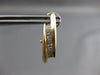 ESTATE .40CT DIAMOND PRINCESS 14KT YELLOW GOLD 5 STONE UMBRELLA CLIP ON EARRINGS