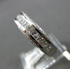 ESTATE WIDE 1.95CT DIAMOND 14K WHITE GOLD PRINCESS ROUND ANNIVERSARY RING #20032