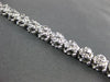 ESTATE WIDE 1.41CT DIAMOND 14KT WHITE GOLD ETOILE FILIGREE ROPE TENNIS BRACELET