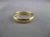 ESTATE 14KT YELLOW GOLD CLASSIC WEDDING ANNIVERSARY RING BAND 4mm WIDE #24177