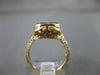 ANTIQUE WIDE .03CT DIAMOND 14K YELLOW GOLD LADY CAMEO REVERSIBLE RING  #26428