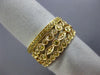 ESTATE WIDE 1.25CT FANCY YELLOW DIAMOND 18K YELLOW GOLD ETERNITY STACKABLE RINGS