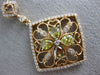 ESTATE LARGE 1.43CT MULTI COLOR FANCY DIAMOND 18K ROSE GOLD 3D FLOWER PENDANT